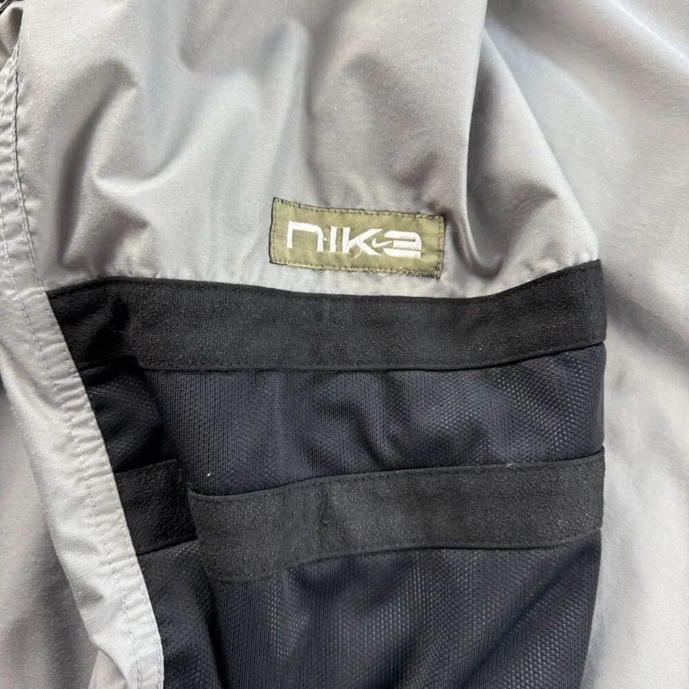 Vintage Nike Fly Fishing Gray Jacket Mens XL Pockets Patagonia Style Colorblock